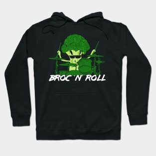 Broc 'n' Roll Drums Drummer Gift Hoodie